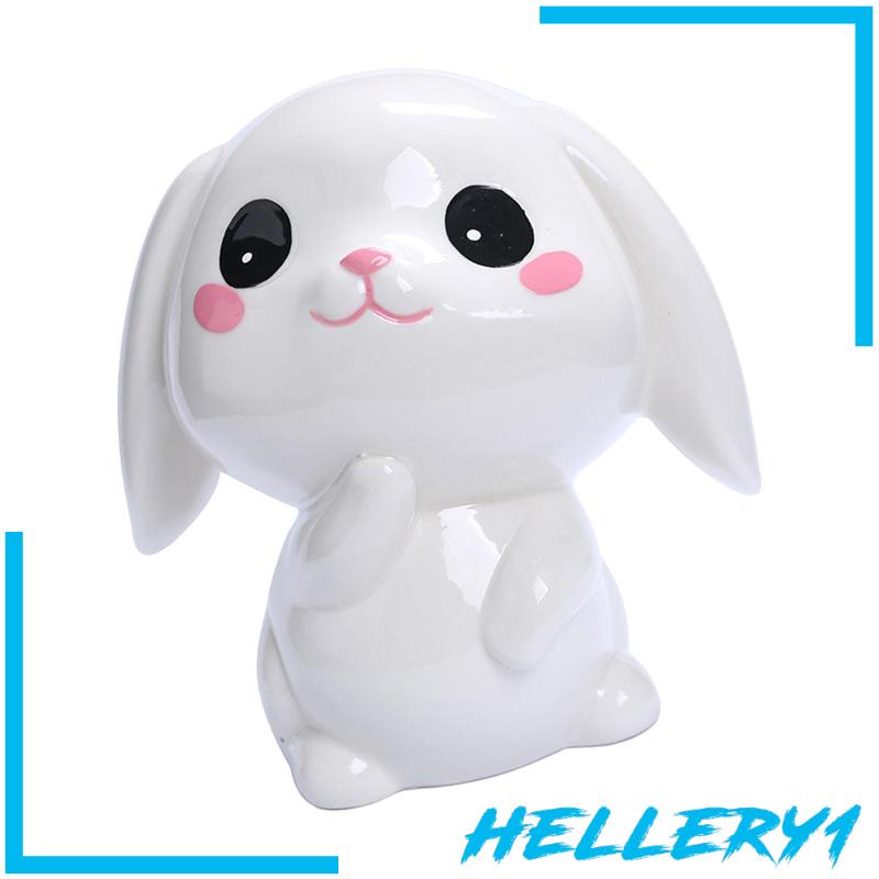 Ống Heo Tiết Kiệm Tiền Hình Thỏ Bunny Bằng Gốm