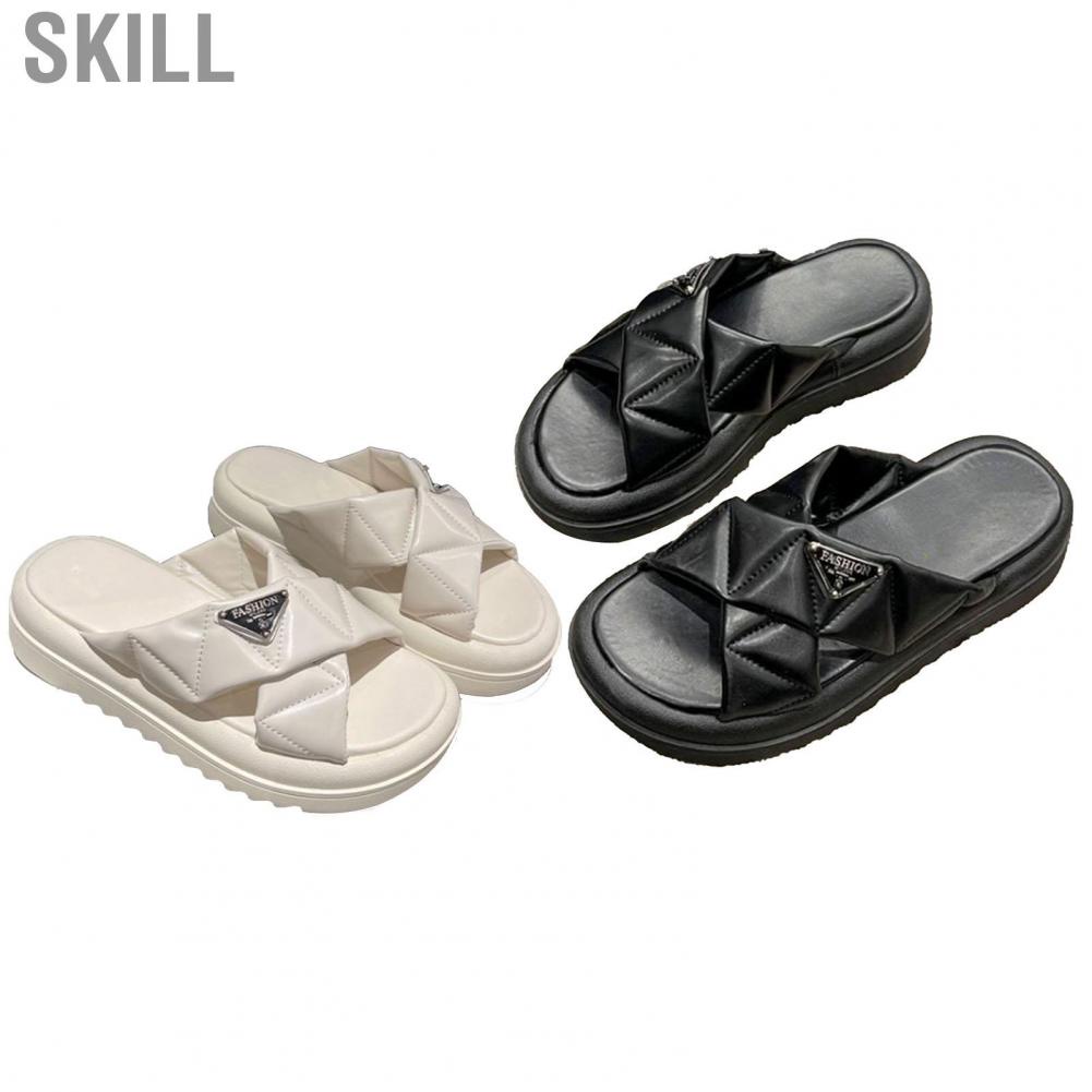 Skill Office Slipper  Women Sandal Slip On Flat Bottom for Indoor