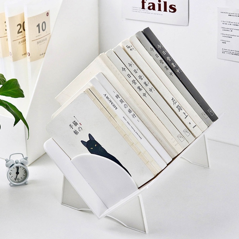 Goo Kệ Sách Để Bàn Hiện Đại Có Ngăn Đựng Tạp Chí CDs