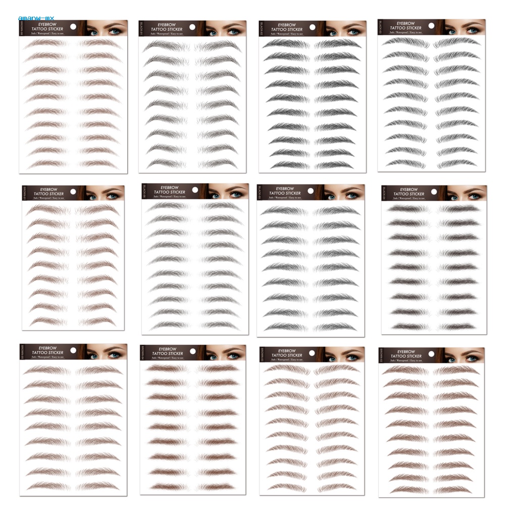 Bộ Thước Kẻ Lông Mày Dùng Một Lần Chống Thấm Nước Chuyên Nghiệp