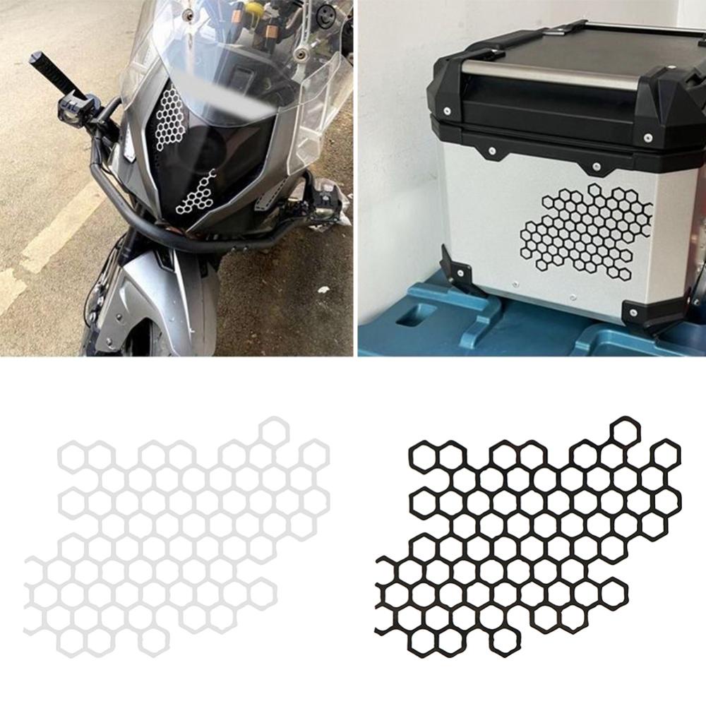 Miếng Đề Can Tổ Ong Dán Mũ Bảo Hiểm Xe Hơi / Xe Máy Chống Thấm Nước D1P5