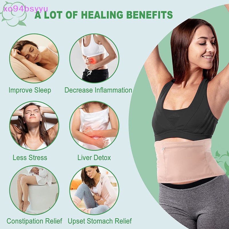 1 Túi Dầu Thầu Dầu Xo94Bsyu Hỗ Trợ Giảm Cân Có Thể Tái Sử Dụng