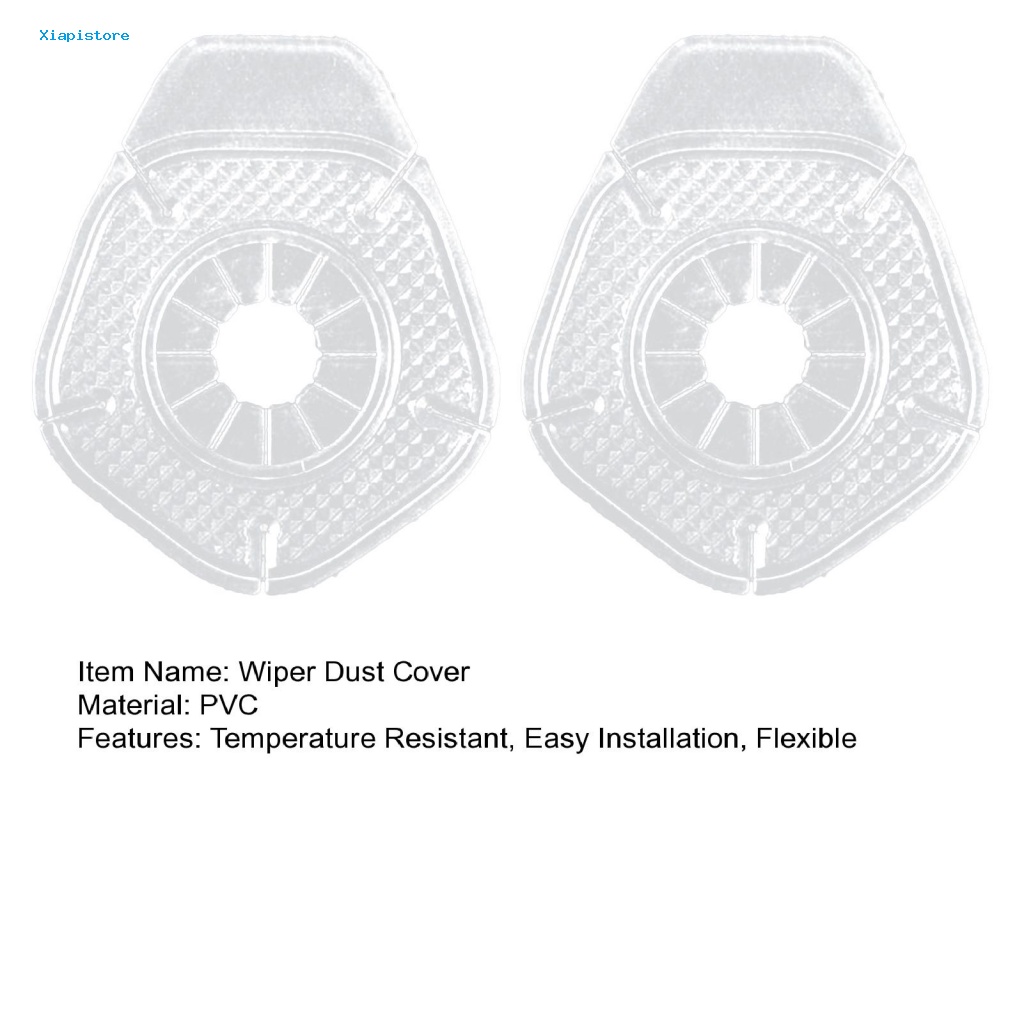 1 Cặp Vỏ Bọc Bảo Vệ Lỗ Cần Gạt Nước Chống Bụi Cho Kính Chắn Gió Xe Hơi