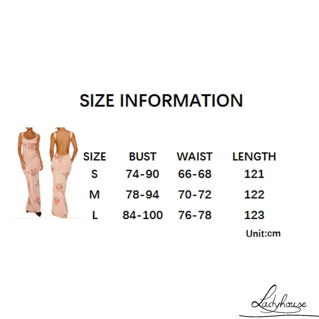 Đầm Dài Không Tay Hở Lưng Ôm Dáng In Họa Tiết Hoa Thời Trang Mùa Hè Cho Nữ
