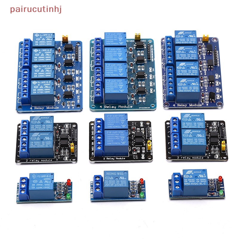 Mô Đun Rơ Le Cách Ly Quang 5V 12V 24V Đầu Ra 1 2 4 Chiều