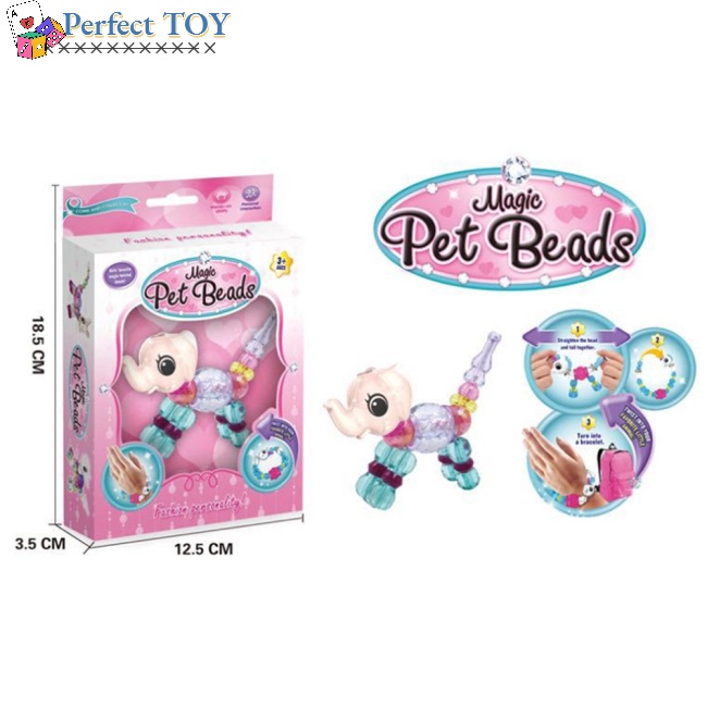 Chuỗi Hạt Pha Lê Hình Pokemon Tự Làm Vòng Tay / Trang Sức Cho Bé Gái