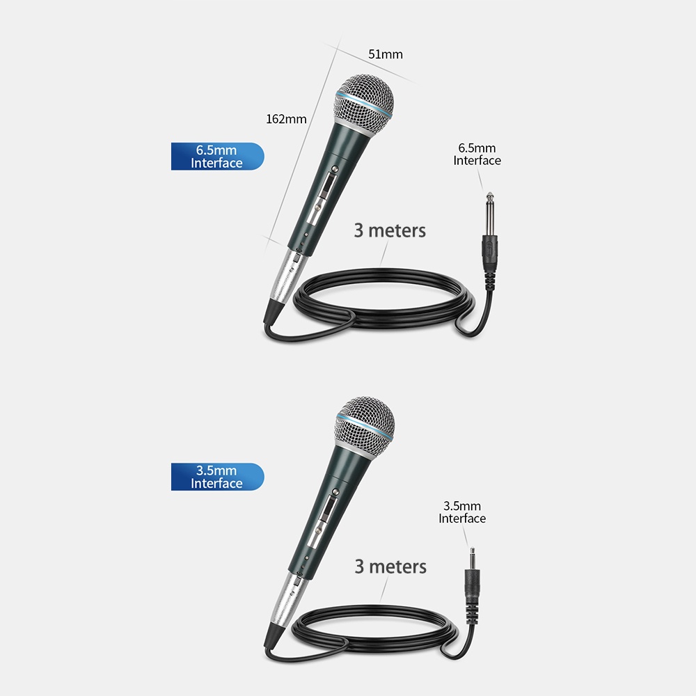 Micro Cầm Tay Có Dây Dùng Để Hát Karaoke