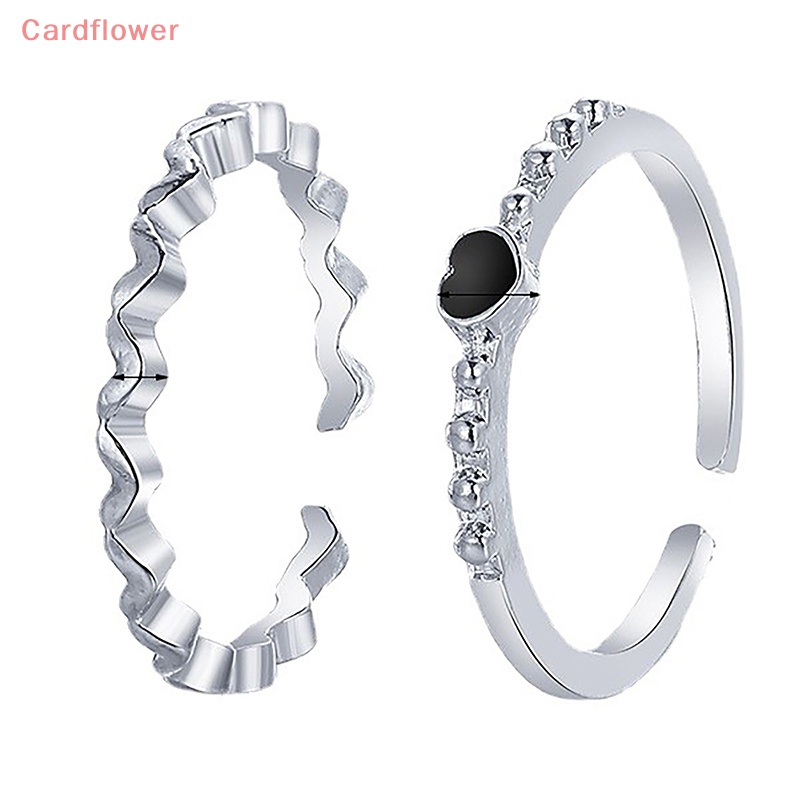 Nhẫn Hợp Kim Bạc Đính Đá Pha Lê Hình Trái Tim Thời Trang Vintage Dành Cho Nữ