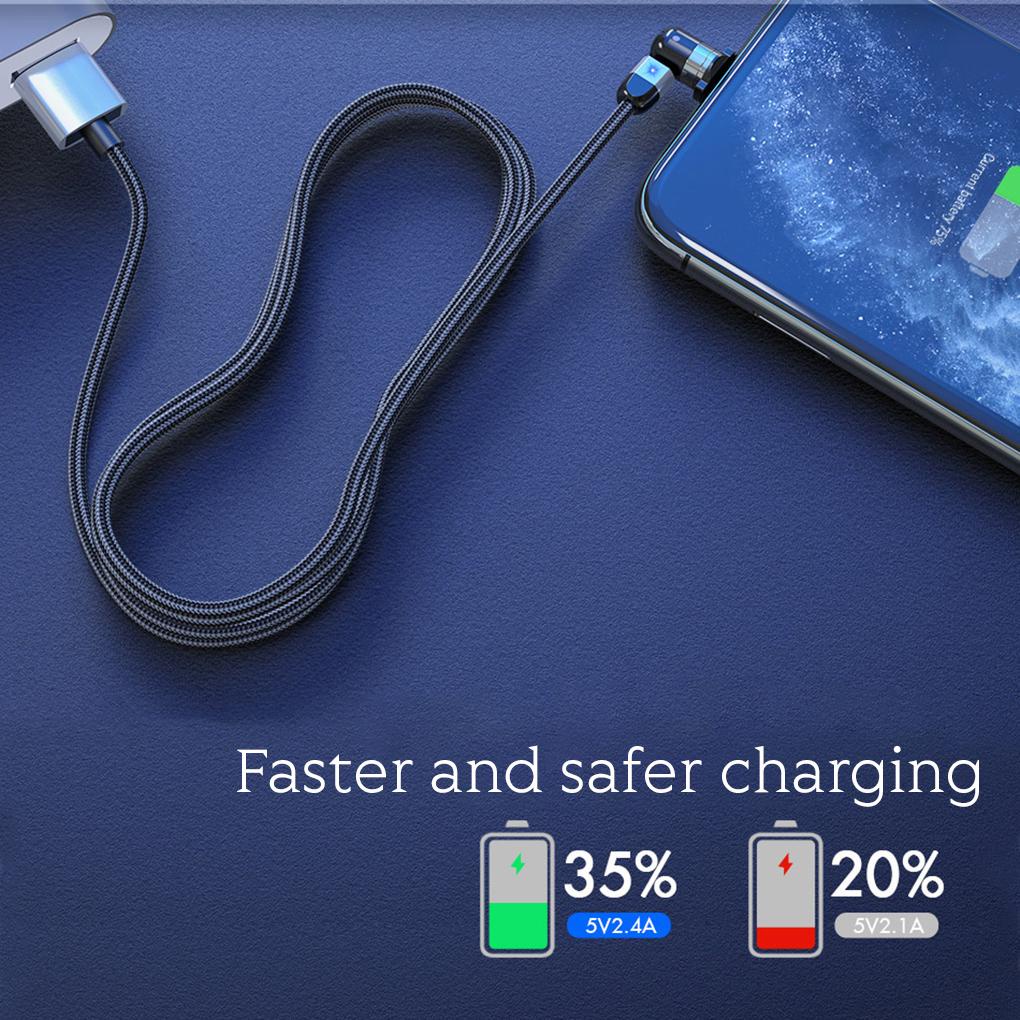 Dây Cáp Sạc Nhanh USB Nam Châm 3 Trong 1 Cho Samsung Xiaomi Iphone