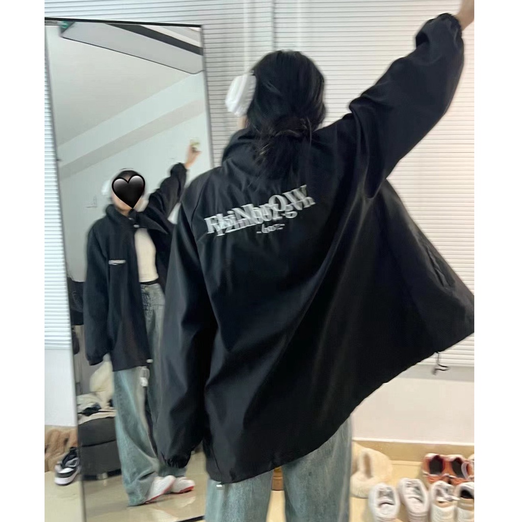 Áo Khoác Bóng Chày Cao Cấp Thêu Họa Tiết Thời Trang Xuân Thu Hàng Mới Dành Cho Cặp Đôi