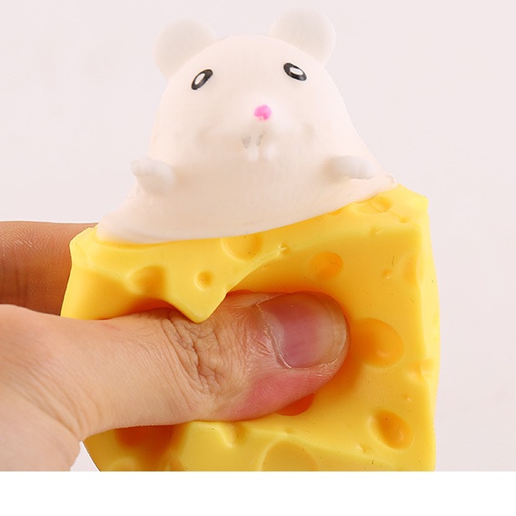 Đồ Chơi Bóp Giảm Căng Thẳng Hình Miếng Phô Mai