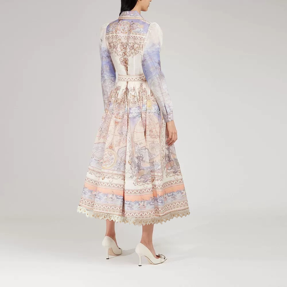 Đầm Maxi Phong Cách Retro 20237