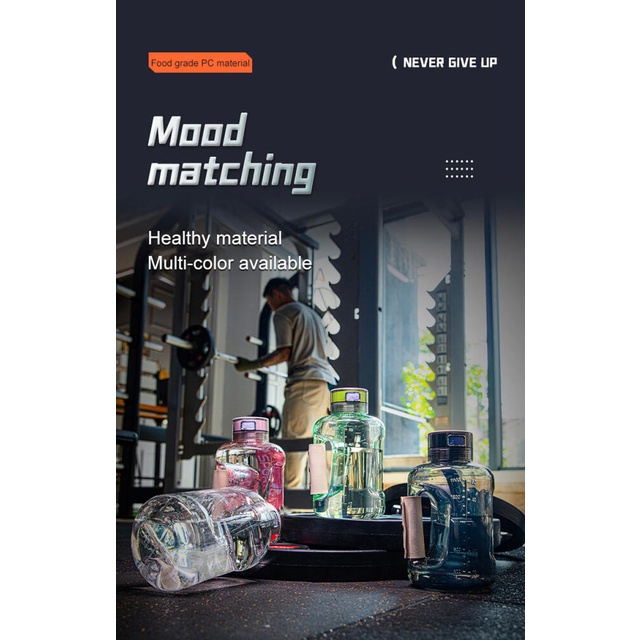 Hydrogen Bình Nước Thể Thao Dung Tích 1.5l Chất Lượng Cao