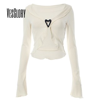 Áo Thun Crop Top Tay Dài Cổ Tròn Màu Trơn Thời Trang 2023 Quyến Rũ Cho Nữ