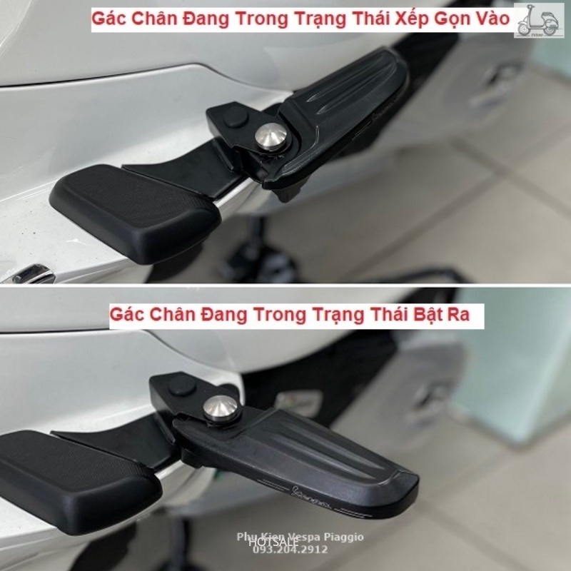 Đồ Gác Chân Cho Xe Vespa Primvera LX