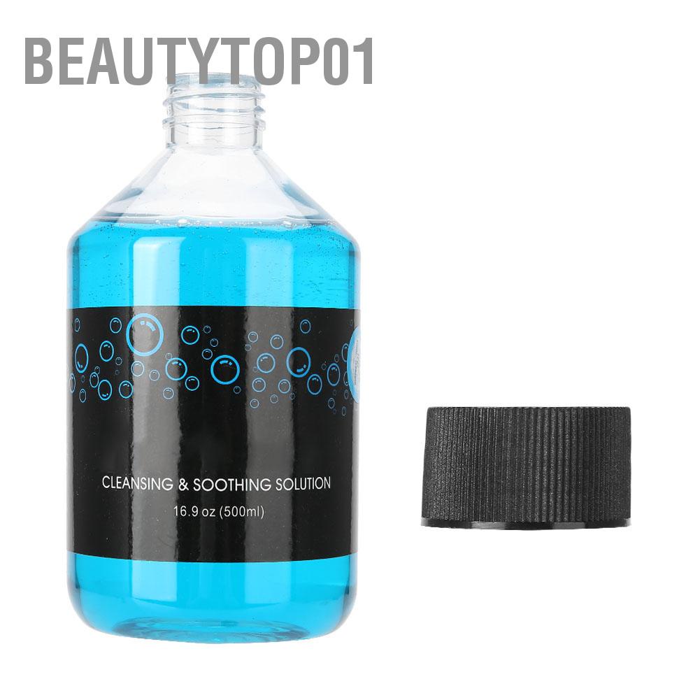 Dung dịch vệ sinh phun xăm BLUE SOAP 500ml Quy trình sạch Xà phòng lỏng BeautyTop01
