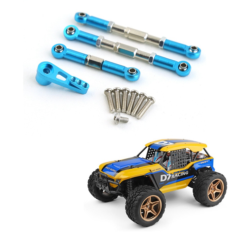 Thanh Kéo Tay Lái Trước Bằng Kim Loại Cho Xe Hơi wltoys 104009 Phụ Kiện Nâng Cấp 12402-a rc Màu Xanh Dương Cho Xe Hơi