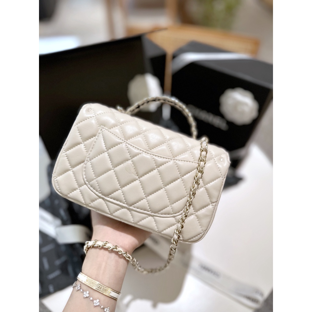 Túi Đeo Chéo Có Tay Cầm Đính Đá Thời Trang Cho Nữ