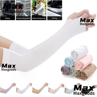 Găng Cánh Tay Hở Ngón Giữ Ấm Mùa Hè Nhiều Màu Sắc