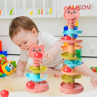 Bộ đồ chơi thả bóng lăn tháp bóng lăn giáo dục sớm cho bé