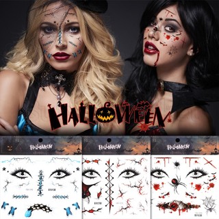 Hình xăm dán tạm thời / hình xăm tạm thời / mặt nạ halloween / vết sẹo diy