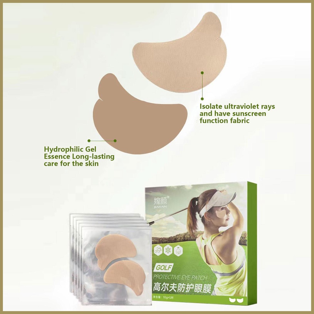 Miếng Dán Chống Nắng UV Cho Mắt paca3vn Khi Chơi Golf