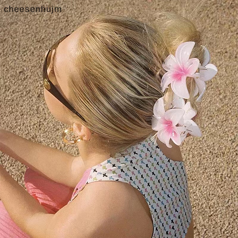 Kẹp Tóc Hình Cá Mập Màu Gradient Phong Cách Vintage Thời Trang Cho Nữ