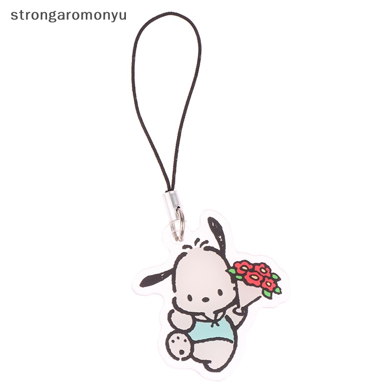 Dây Đeo Điện Thoại / Móc Khóa In Hình Cậu Bé Bút Chì Shin-chan Dễ Thương