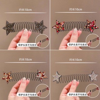 Lược Cài Tóc Hình Ngôi Sao Đính Đá