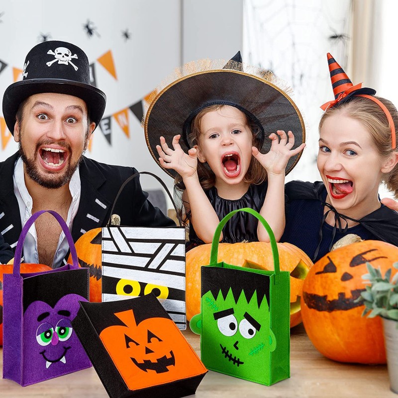 Túi Đựng Kẹo Trang Trí Halloween Cho Bé