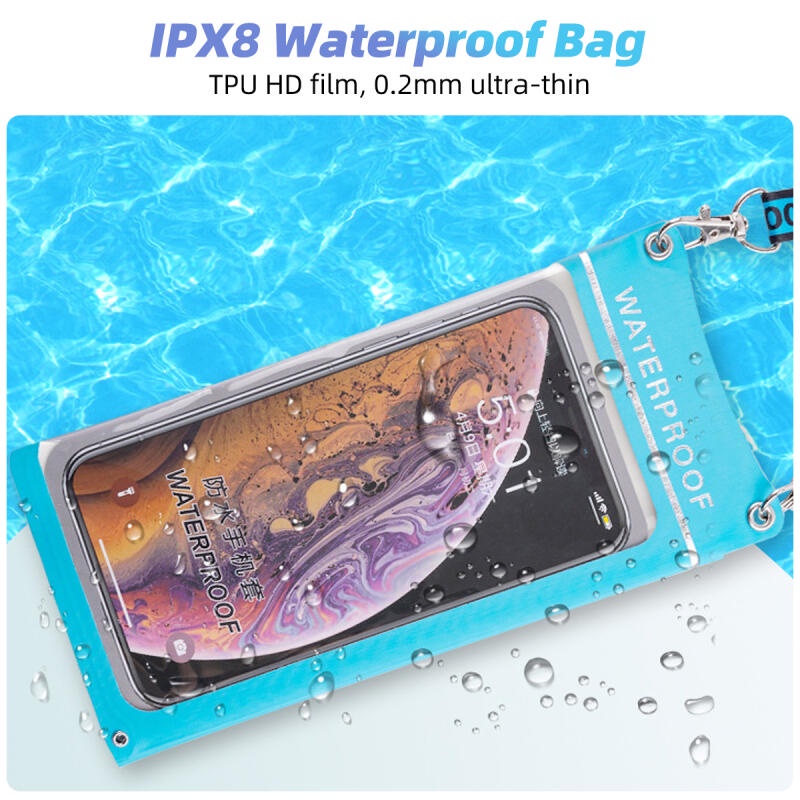 Túi đựng điện thoại HDOORLINK chống nước IPX8 thông dụng khi bơi lặn/ đi biển
