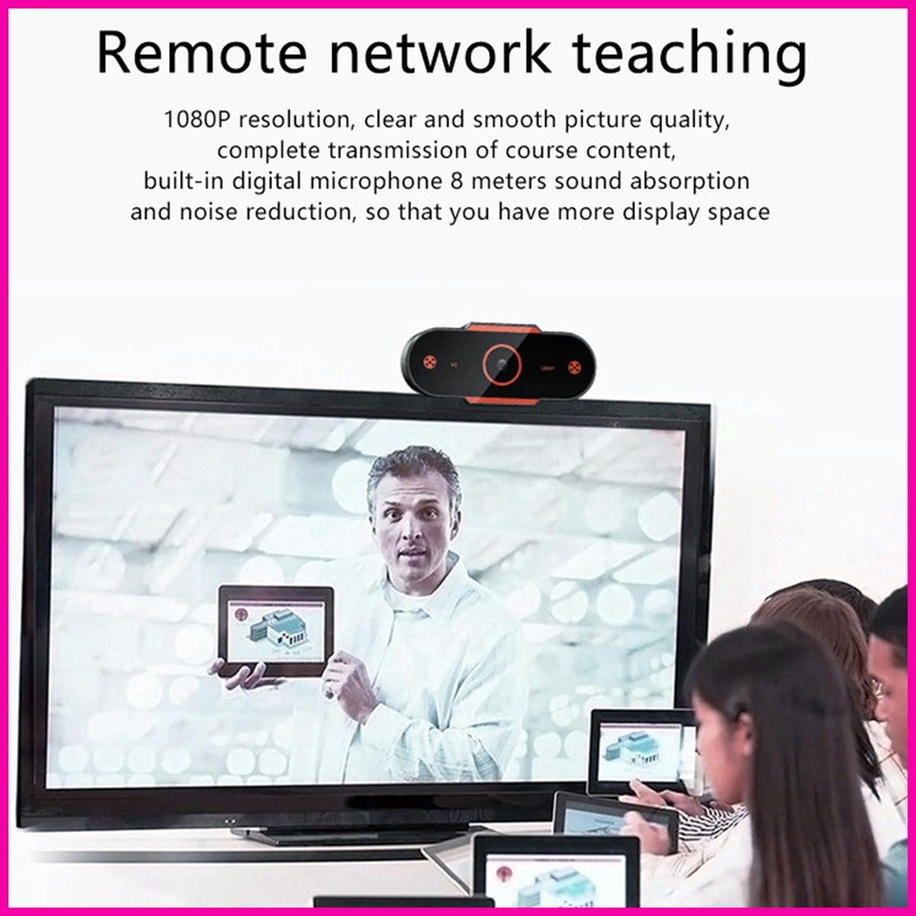 Webcam 1080P HD USB Mini Có Thể Điều Chỉnh Cho Họp Video / Live Llrnvn