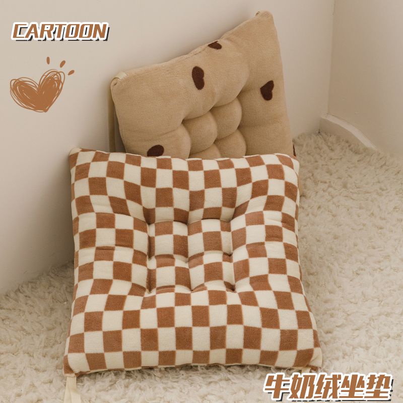 Đệm Lót Ghế Ngồi Văn Phòng Bằng Lông Cừu Sữa Dày Dặn