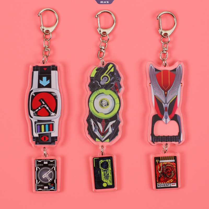 Móc Khóa Mặt Acrylic Hình Kamen Rider Kaarthouder Anime Dragon Rider Cho Học Sinh