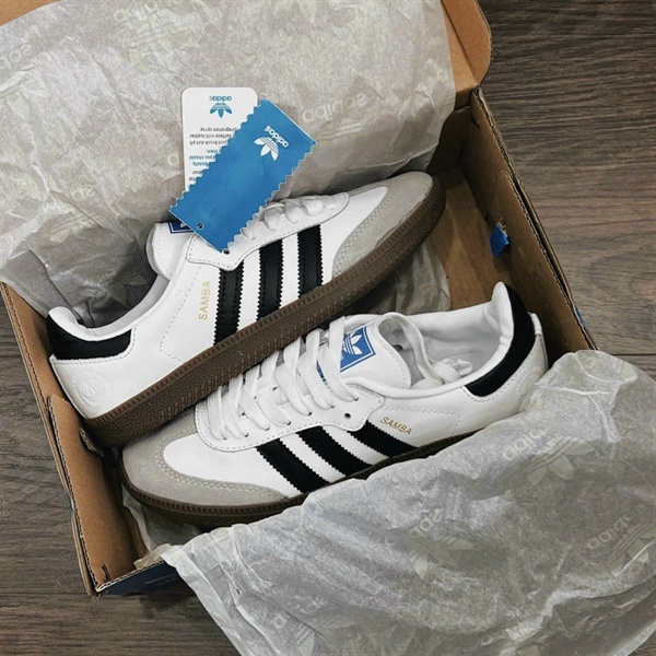 Giày thể thao das samba đen trắng