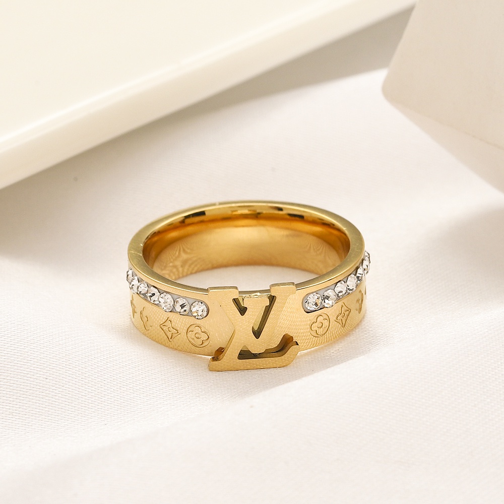 Louis vuitton Nhẫn lv Bạc 925 Phong Cách Hàn Quốc Đơn Giản Sáng Tạo Dành Cho Nữ