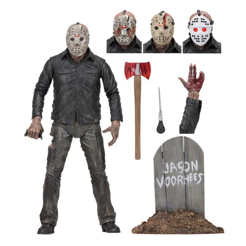Neca Mô Hình Búp Bê Jason 3D Jason Phiên Bản Kỷ Niệm 30 Năm 1980 Phiên Bản Jason Phiên Bản 3D Sang Trọng Jason Roy 2009