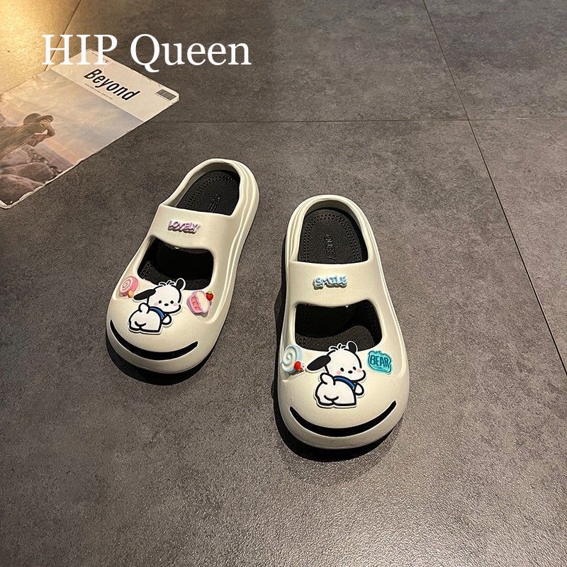 HQ dép sandal nữ dép mary jane dép bánh mì Thoải mái 32z072816