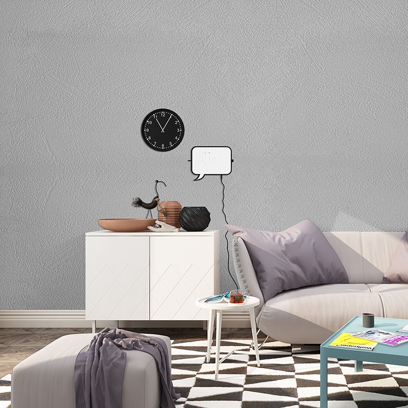 Ốp Điện Thoại Thời Trang Cho Iphone Se7ven Se7ven Se7ven✨Giấy Dán Tường Màu Xám Trơn Chống Nước Chống Bẩn Trang Trí Phòng Khách / Ký Túc Xá / Phòng Ngủ