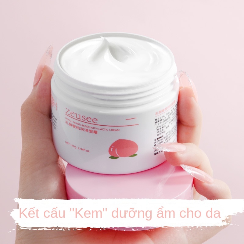 Kem Dưỡng Ẩm Da Mặt Chiết Xuất Đào Lactic Acid 140g