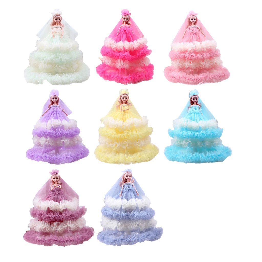 Salzburgstore.tw Búp Bê Công Chúa Cô Dâu Có Khớp Chuyển Động Mắt To Và Quà Tặng Hoàn Hảo Cho Bé Gái