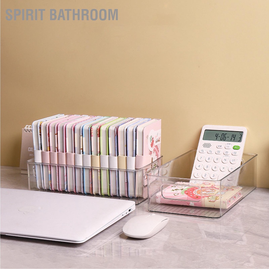 SPIRIT Bathroom Hộp lưu trữ máy tính để bàn đựng mỹ phẩm dung tích lớn Acrylic cho phòng gia đình