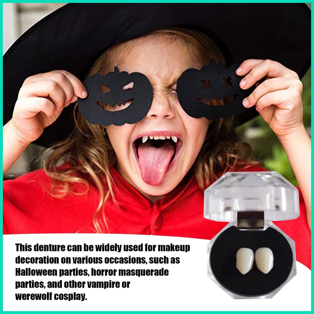 Răng Nanh Giả Hóa Trang Ma Cà Rồng Cho Lễ Halloween