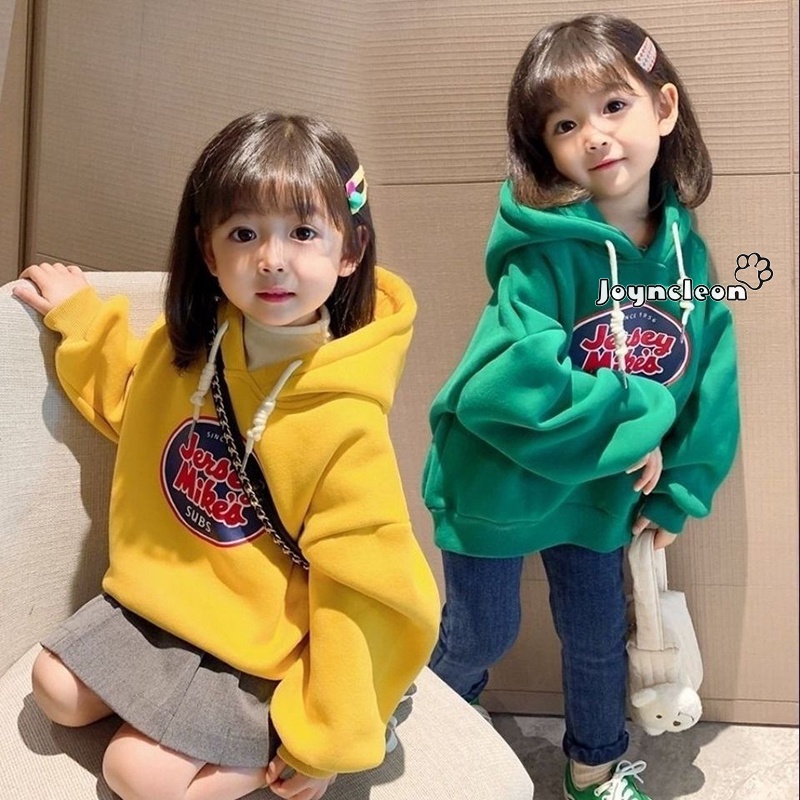 Joyncleon Áo sweater Có Mũ Trùm Thời Trang Thu Đông Xinh Xắn Dành Cho Bé