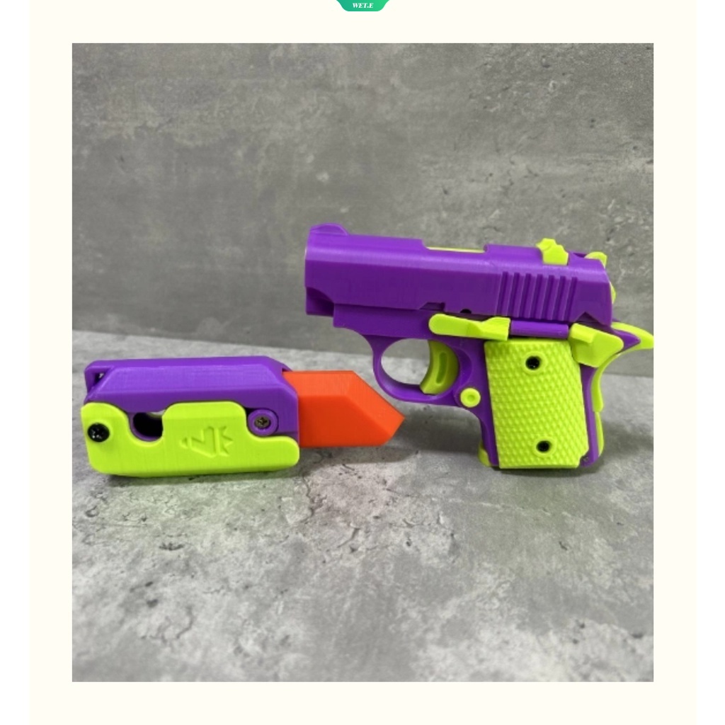 Mô Hình Đồ Chơi Thẻ Bài TikTok Cà Rốt 3D Mini Dễ Thương