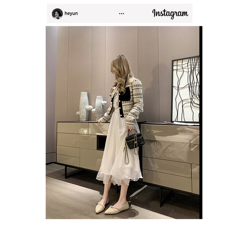 ZTAIXIELUA Giày Búp Bê Mũi Nhọn Đính Hạt Thời Trang Cho Nữ