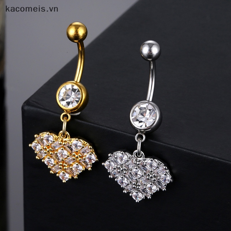 1 Khuyên Rốn Hình Hoa Đính Đá Thời Trang