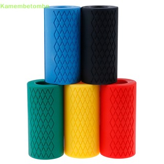 Kamembbn barbell grips dumbbell silicone grip pull up weightlifg anti-slip protect pad vn