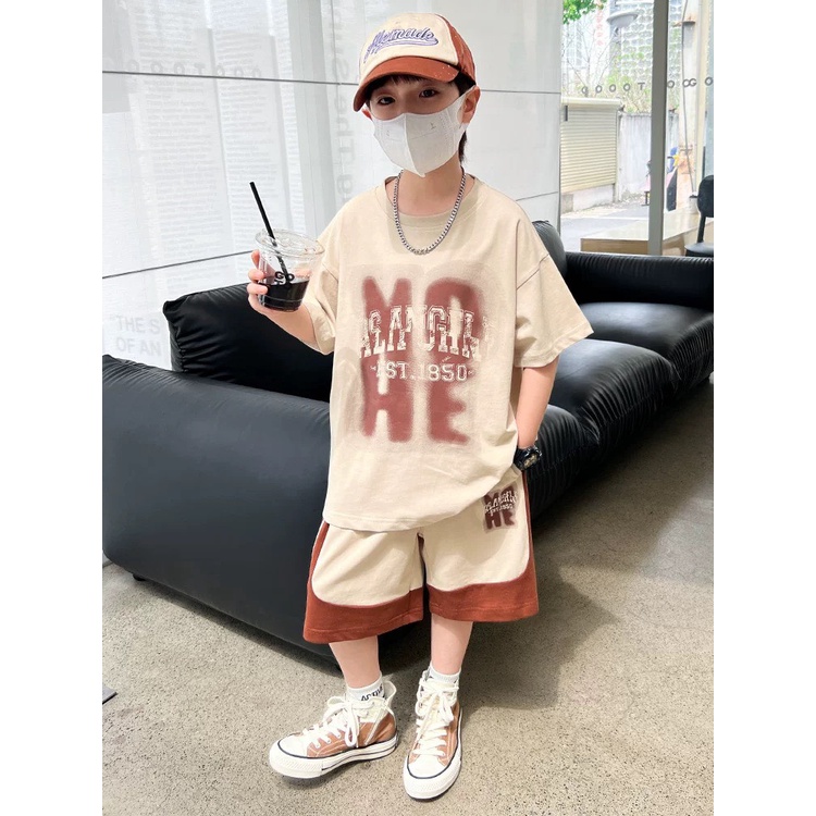 Bộ thun cotton bé trai 1985