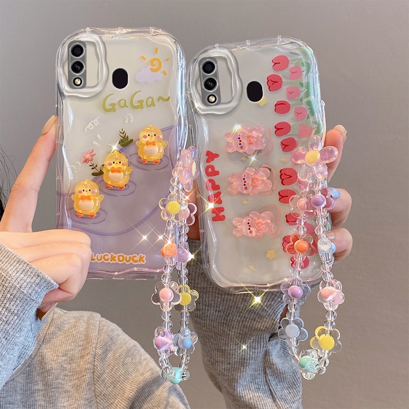 Ôp Điện Thoại Dẻo Họa Tiết Hoạt Hình Kèm Búp Bê Dễ Thương Cho samsung a30 a20 a205 a305 m10s a52s a50s a30s a54 a34